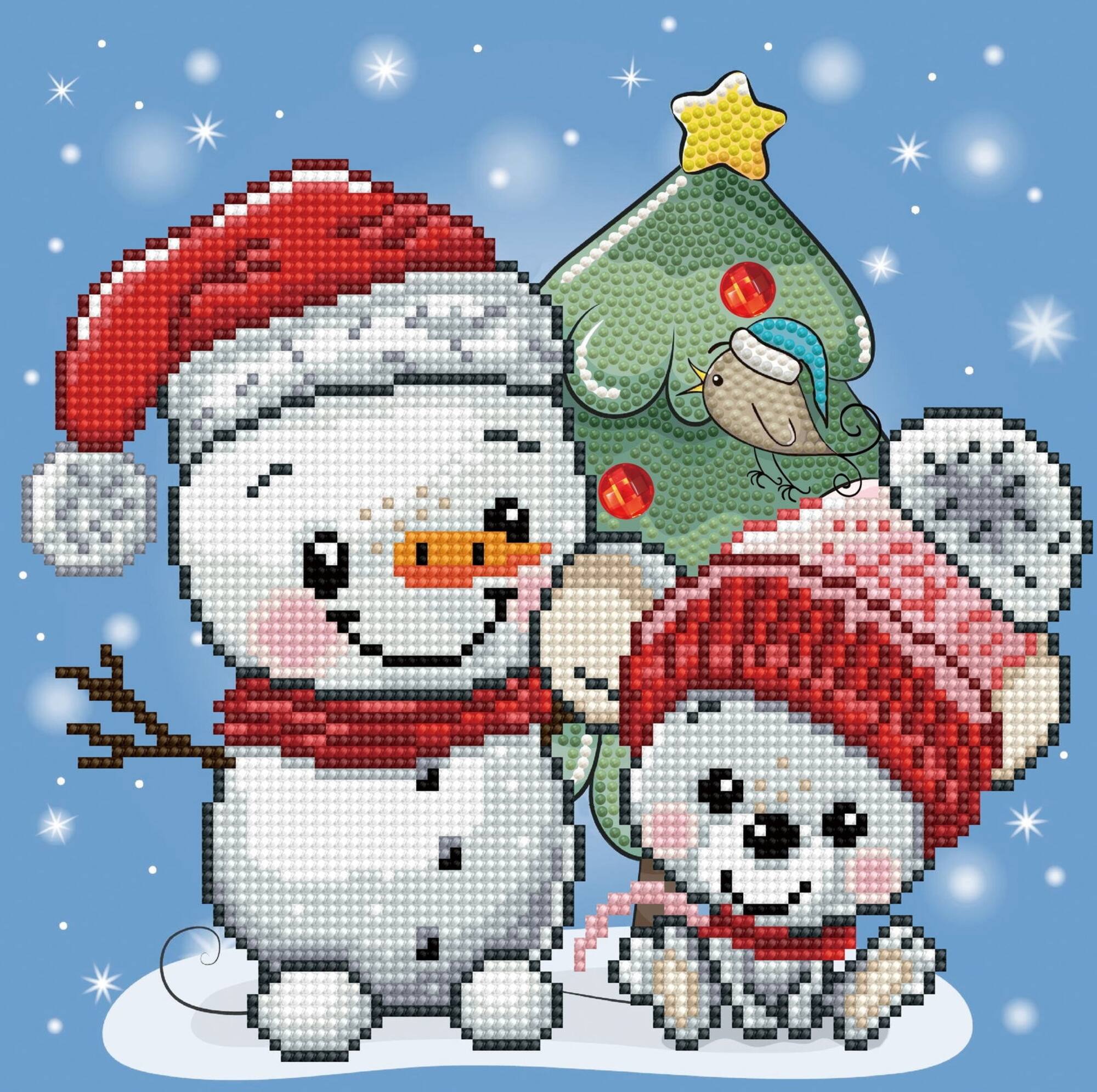 Diamond Dotz® Baby Christmas Diamond Dotting Art Kit, Round Diamonds